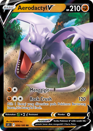 S11 #056 056 — Hantaman Triplet (Indonesian Pokémon TCG card)