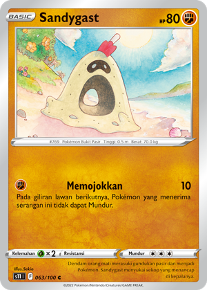 S11 #063 063 — Hantaman Triplet (Indonesian Pokémon TCG card)