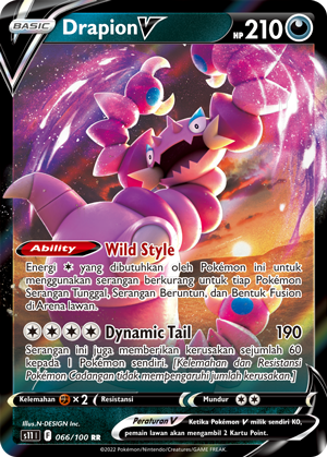 S11 #066 066 — Hantaman Triplet (Indonesian Pokémon TCG card)