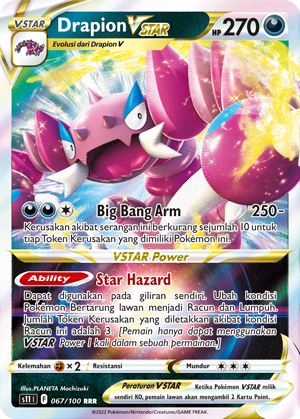 S11 #067 067 — Hantaman Triplet (Indonesian Pokémon TCG card)