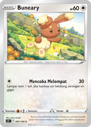 S11 #087 087 — Hantaman Triplet (Indonesian Pokémon TCG card)