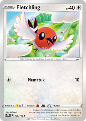 S11 #090 090 — Hantaman Triplet (Indonesian Pokémon TCG card)