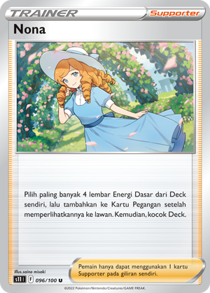 S11 #096 096 — Hantaman Triplet (Indonesian Pokémon TCG card)