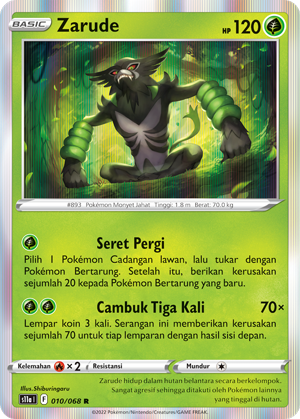 S11A #010 010 — Arkana Memuncak (Indonesian Pokémon TCG card)