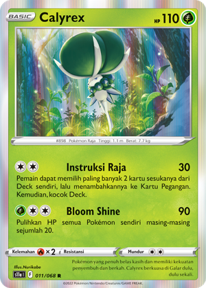 S11A #011 011 — Arkana Memuncak (Indonesian Pokémon TCG card)