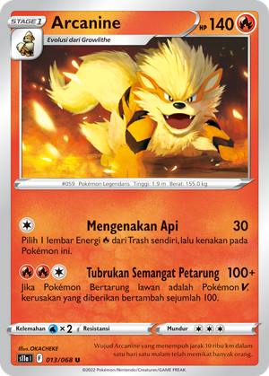 S11A #013 013 — Arkana Memuncak (Indonesian Pokémon TCG card)