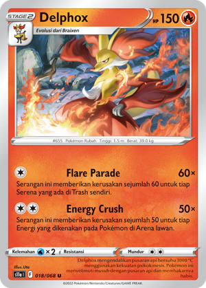 S11A #018 018 — Arkana Memuncak (Indonesian Pokémon TCG card)