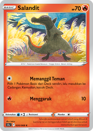 S11A #020 020 — Arkana Memuncak (Indonesian Pokémon TCG card)