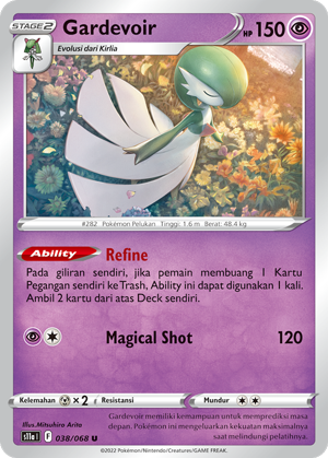 S11A #038 038 — Arkana Memuncak (Indonesian Pokémon TCG card)