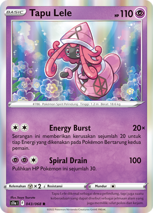 S11A #043 043 — Arkana Memuncak (Indonesian Pokémon TCG card)
