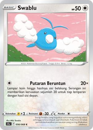 S11A #056 056 — Arkana Memuncak (Indonesian Pokémon TCG card)