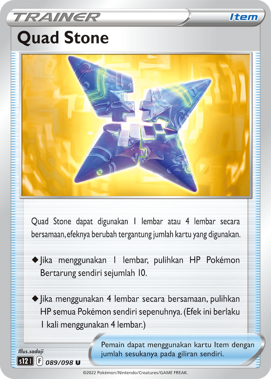 S12 #089 089 — Pemicu Paradigma (Indonesian Pokémon TCG card)
