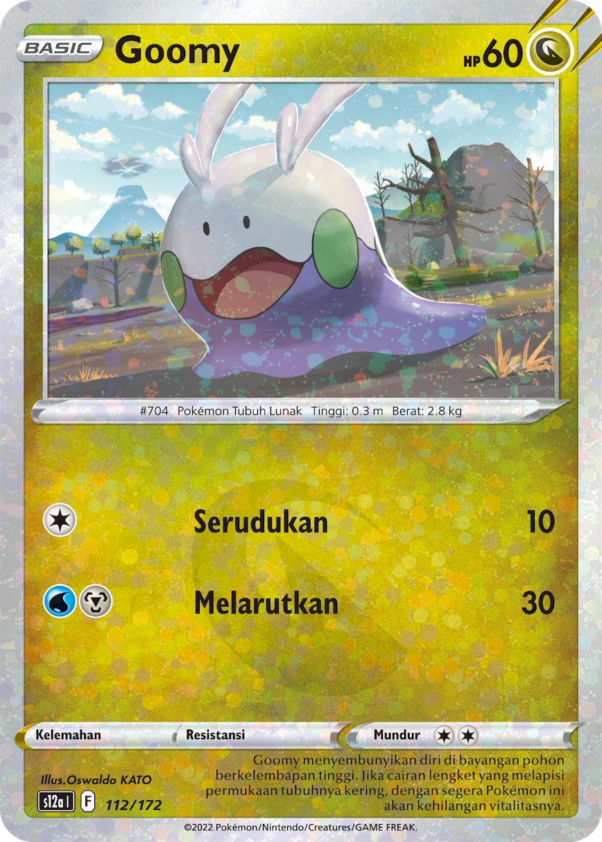 Goomy 112/172 — VSTAR Semesta (Indonesian Pokémon TCG card)