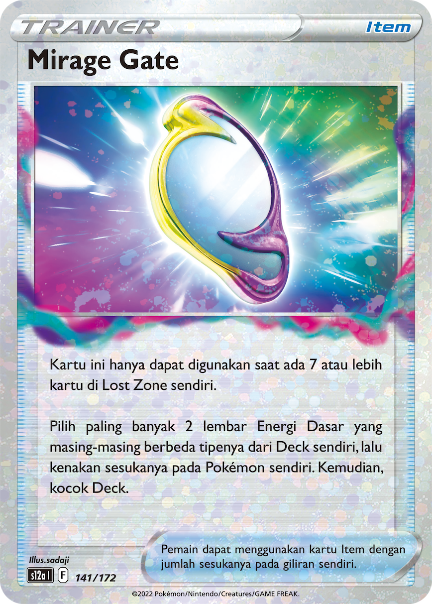 Mirage Gate 141/172 — VSTAR Semesta (Indonesian Pokémon TCG card)