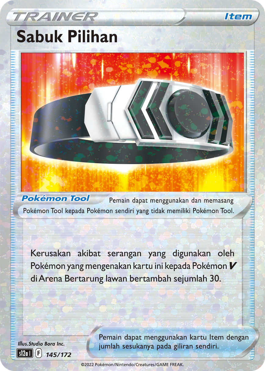 Sabuk Pilihan 145/172 — VSTAR Semesta (Indonesian Pokémon TCG card)