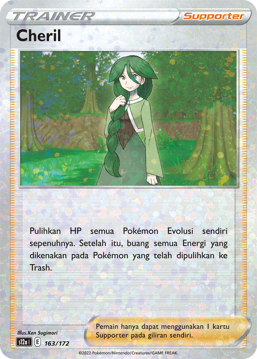 Cheril 163/172 — VSTAR Semesta (Indonesian Pokémon TCG card)