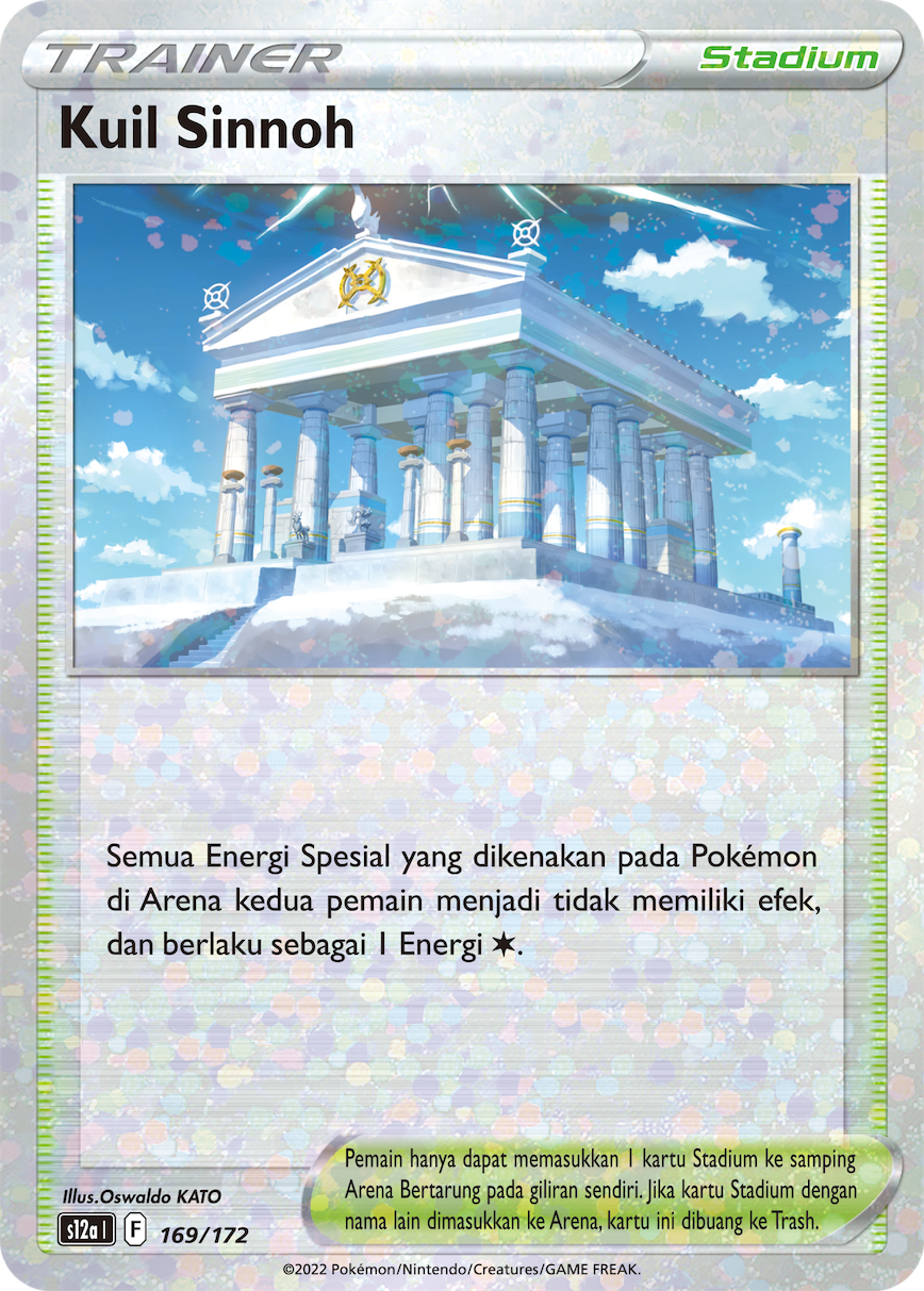 Kuil Sinnoh 169/172 — VSTAR Semesta (Indonesian Pokémon TCG card)