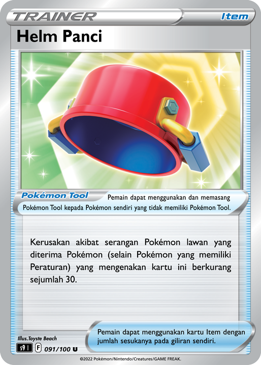 Helm Panci 091/100 — Star Birth (Indonesian Pokémon TCG card)