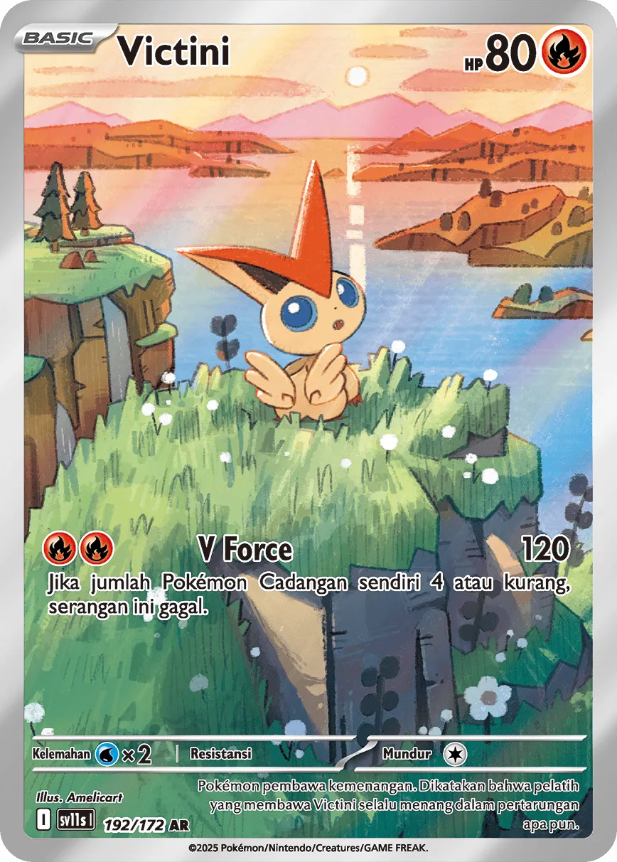 Victini 192 — Black And White (Indonesian Pokémon TCG card)