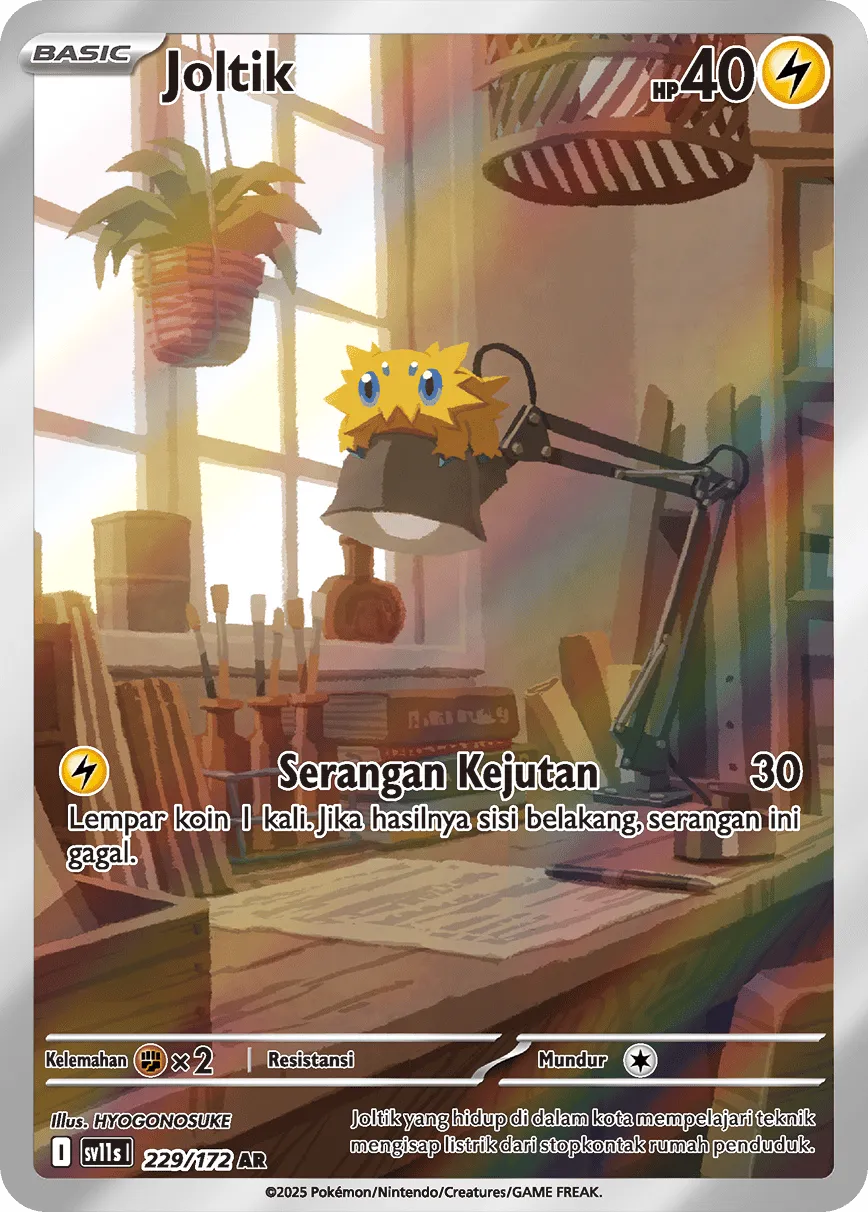 Joltik 229 — Black And White (Indonesian Pokémon TCG card)