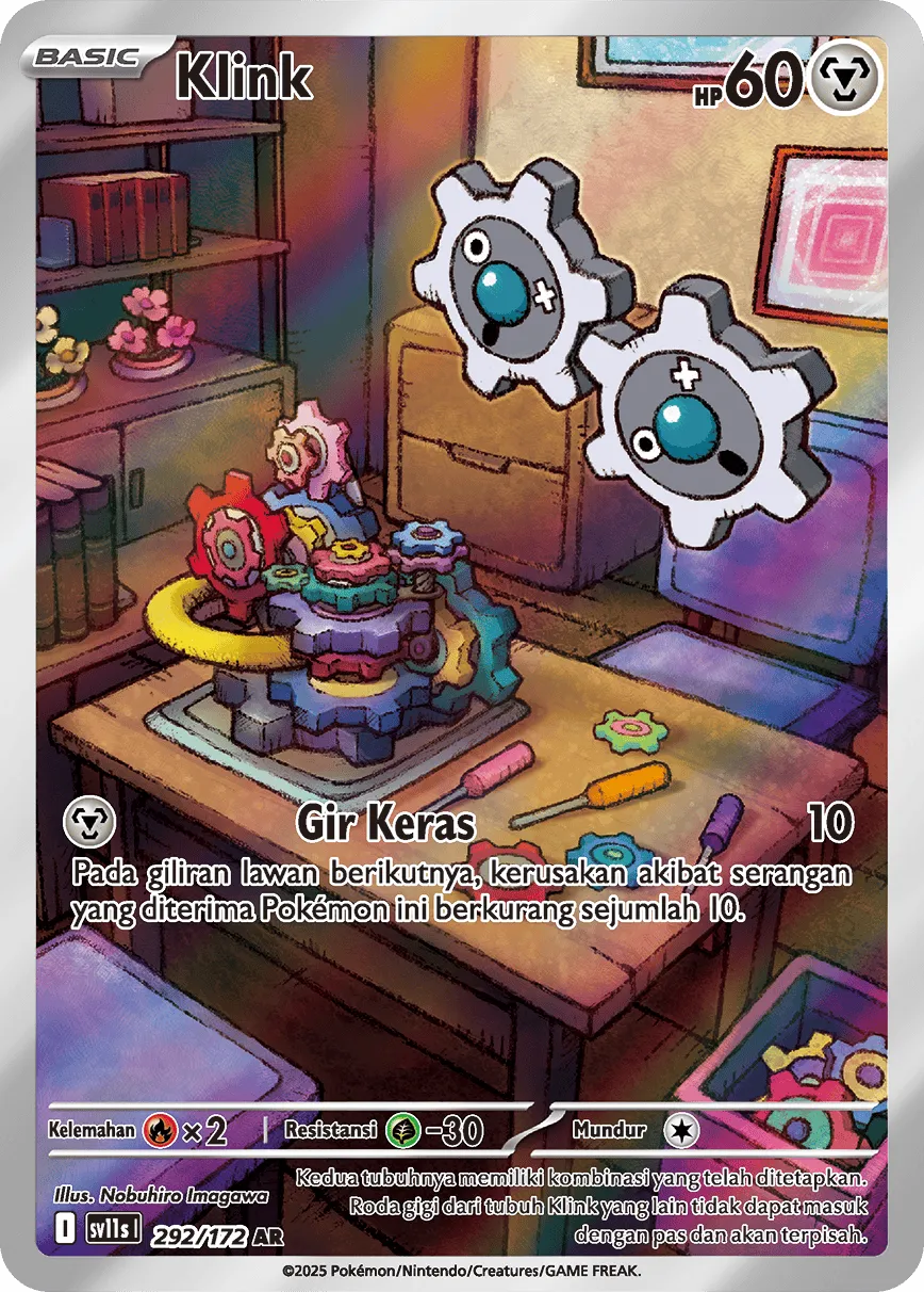 Klink 292 — Black And White (Indonesian Pokémon TCG card)