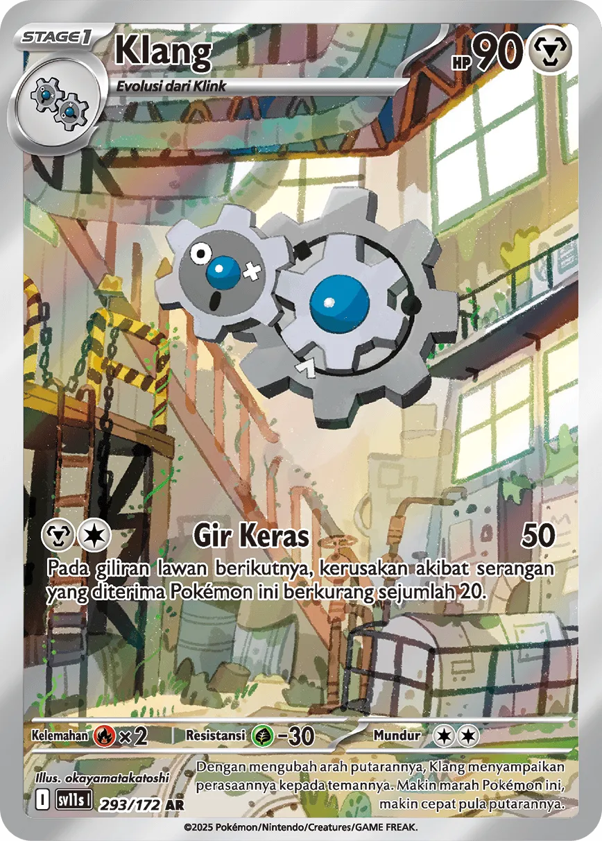 Klang 293 — Black And White (Indonesian Pokémon TCG card)