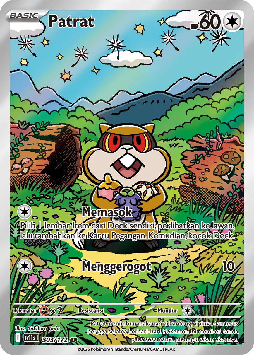 Patrat 303 — Black And White (Indonesian Pokémon TCG card)