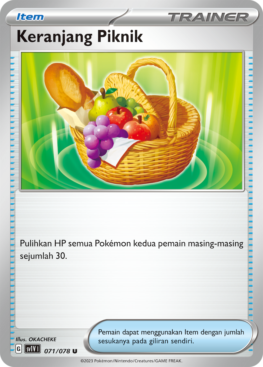 Keranjang Piknik 071 — Violet ex (Indonesian Pokémon TCG card)