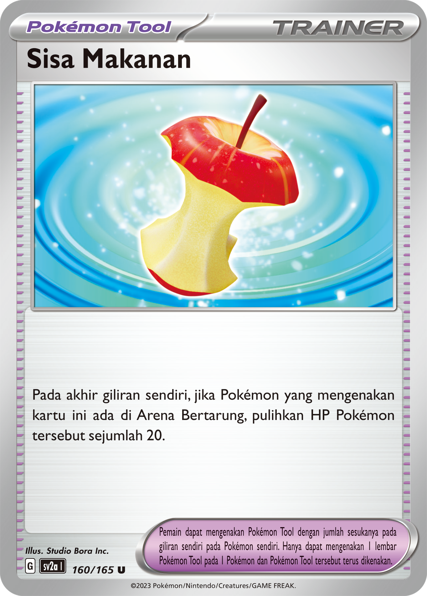 Sisa Makanan 160 — Kartu Pokémon 151 (Indonesian Pokémon TCG card)