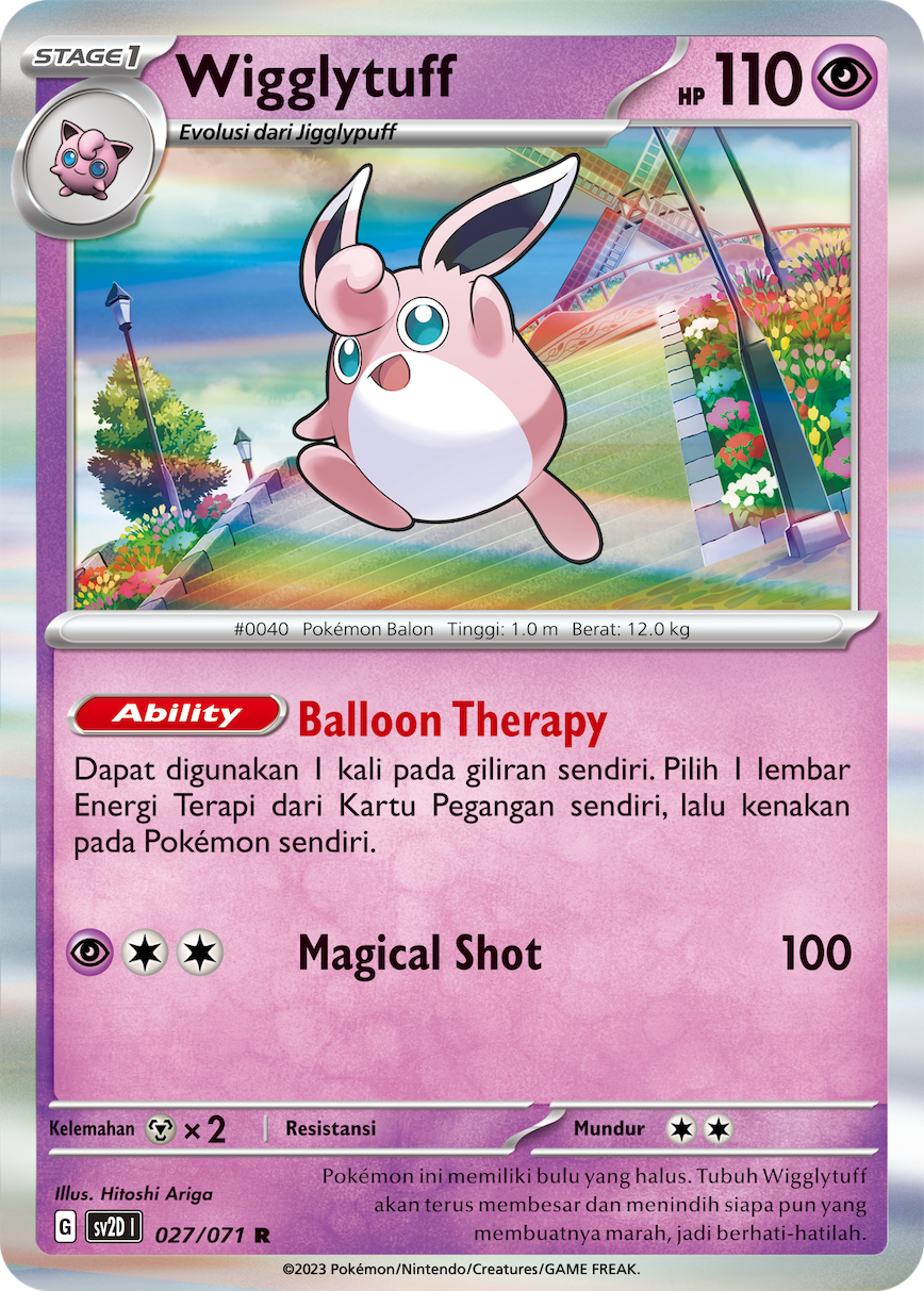 Wigglytuff 027 — Letusan Tanah (Indonesian Pokémon TCG card)