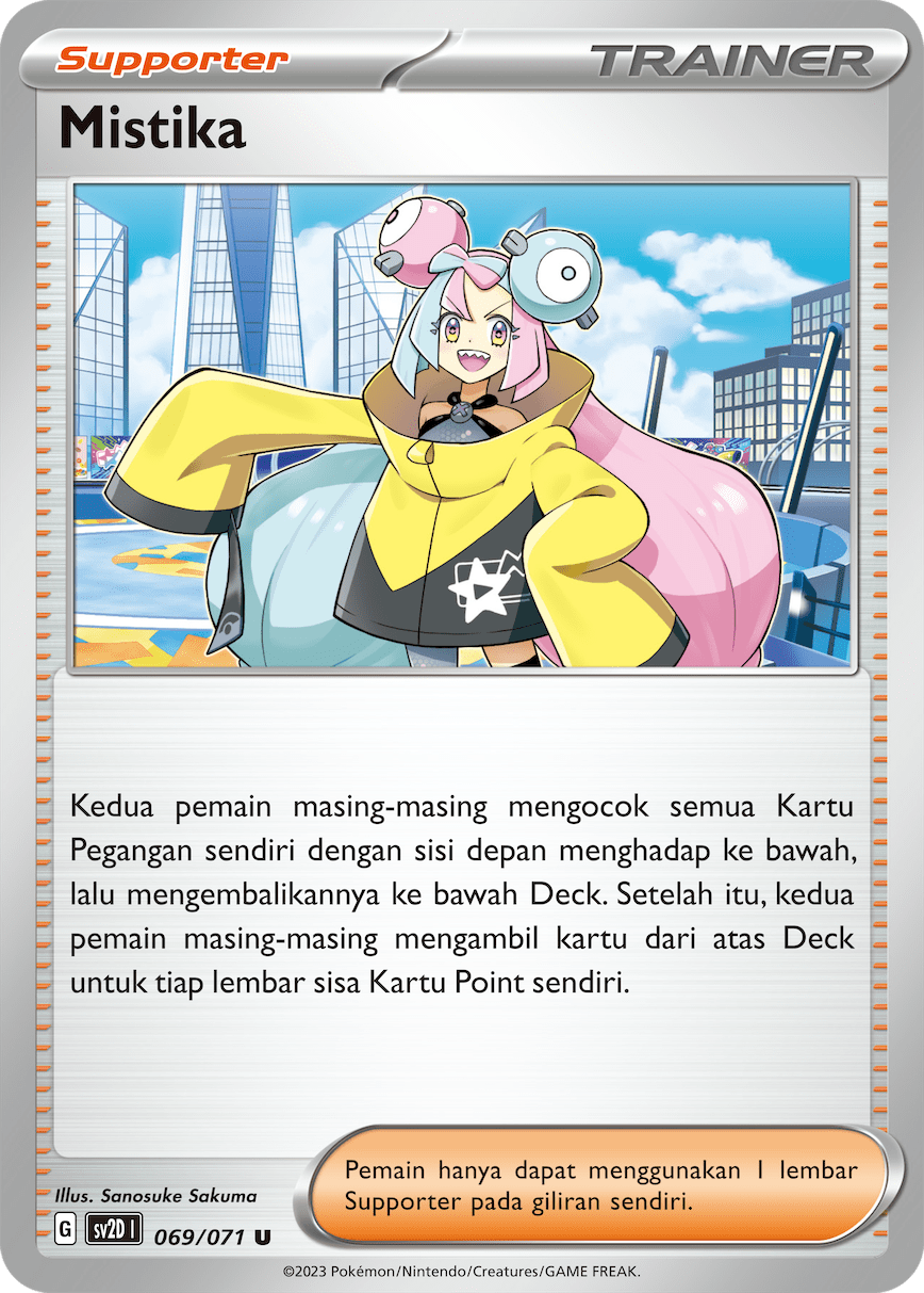 Mistika 069 — Letusan Tanah (Indonesian Pokémon TCG card)