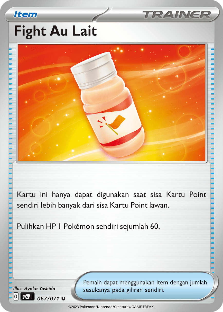Fight Au Lait 067 — Mara Bahaya Salju (Indonesian Pokémon TCG card)