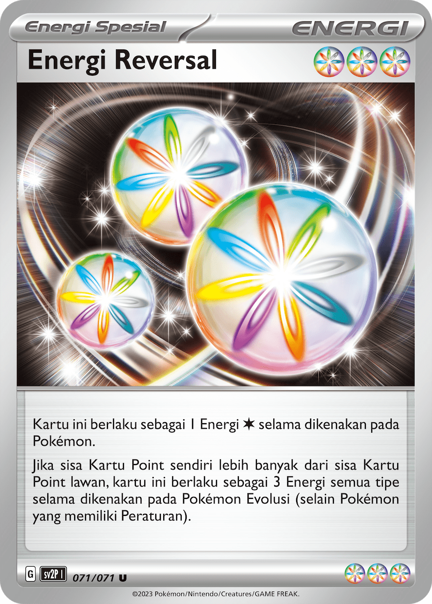 Energi Reversal 071 — Mara Bahaya Salju (Indonesian Pokémon TCG card)