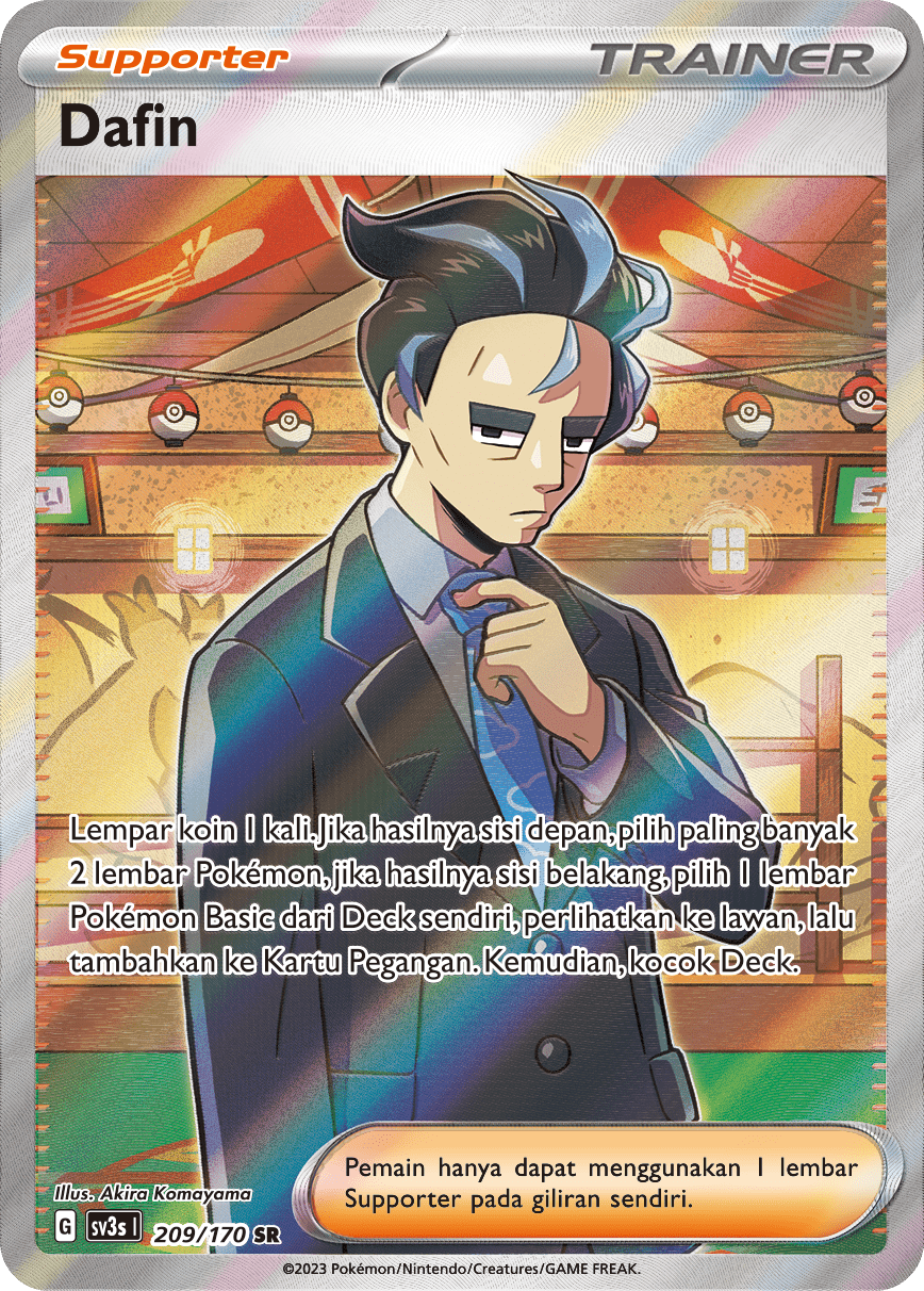 Dafin 209 — Kilau Hitam (Indonesian Pokémon TCG card)