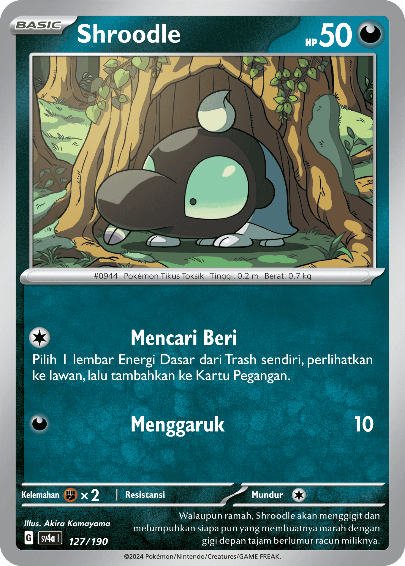 SV4a #127 127 — Harta Berkilau ex (Indonesian Pokémon TCG card)