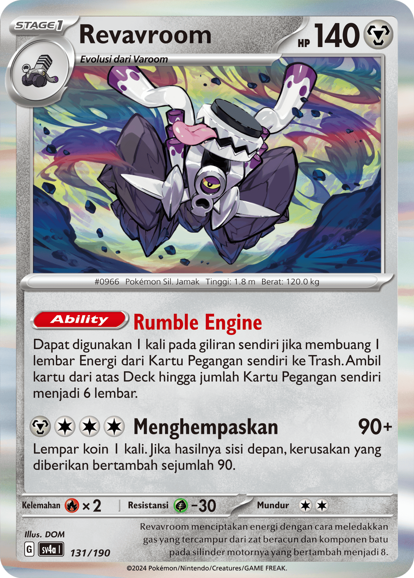 SV4a #131 131 — Harta Berkilau ex (Indonesian Pokémon TCG card)