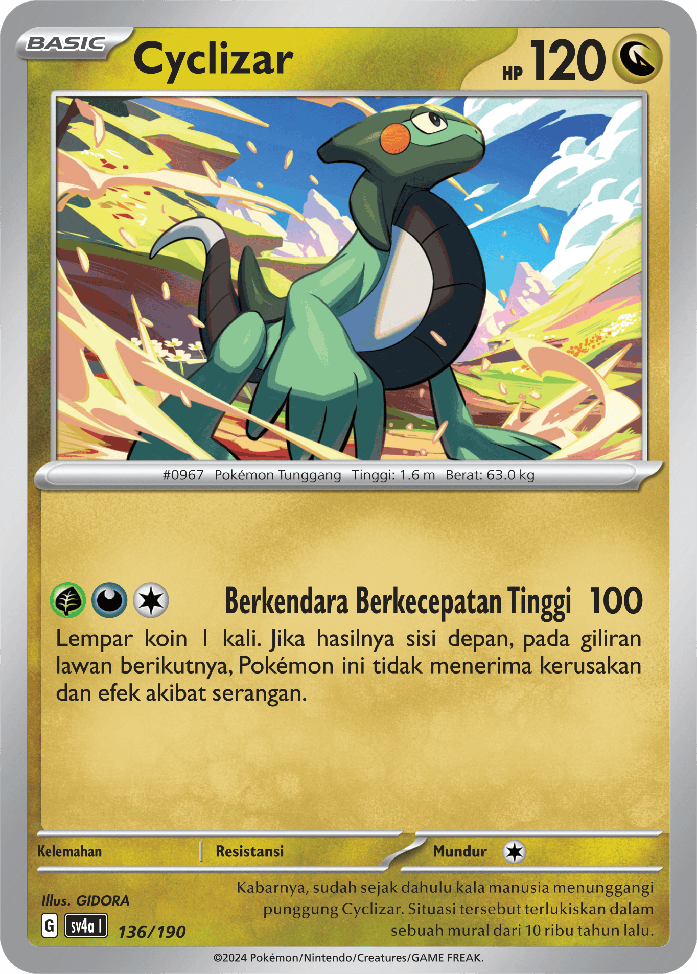 SV4a #136 136 — Harta Berkilau ex (Indonesian Pokémon TCG card)