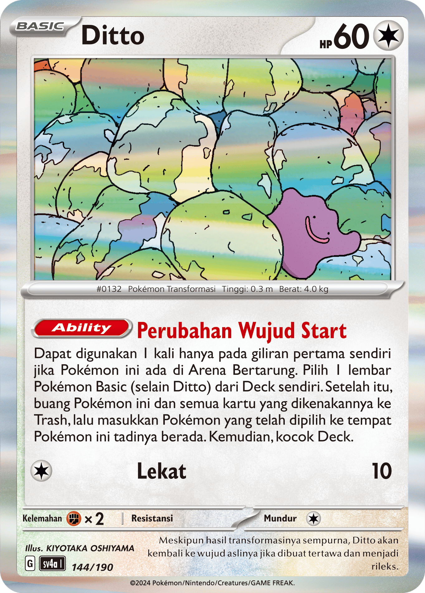SV4a #144 144 — Harta Berkilau ex (Indonesian Pokémon TCG card)