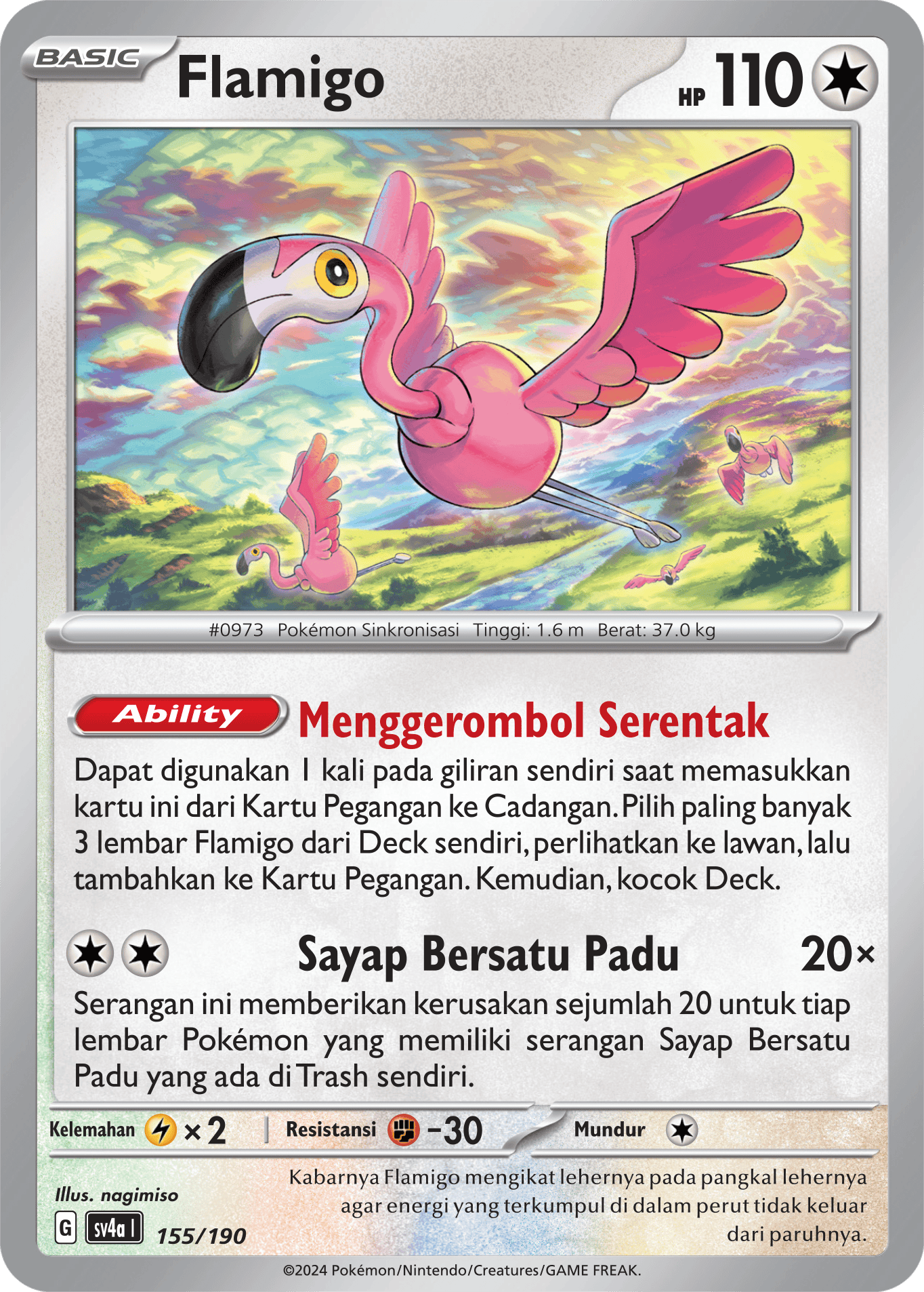 SV4a #155 155 — Harta Berkilau ex (Indonesian Pokémon TCG card)