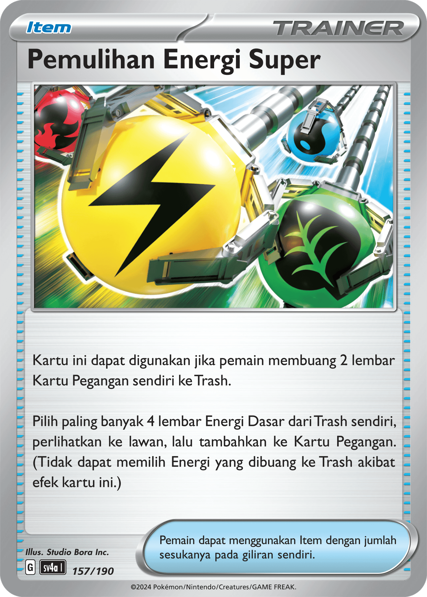 SV4a #157 157 — Harta Berkilau ex (Indonesian Pokémon TCG card)