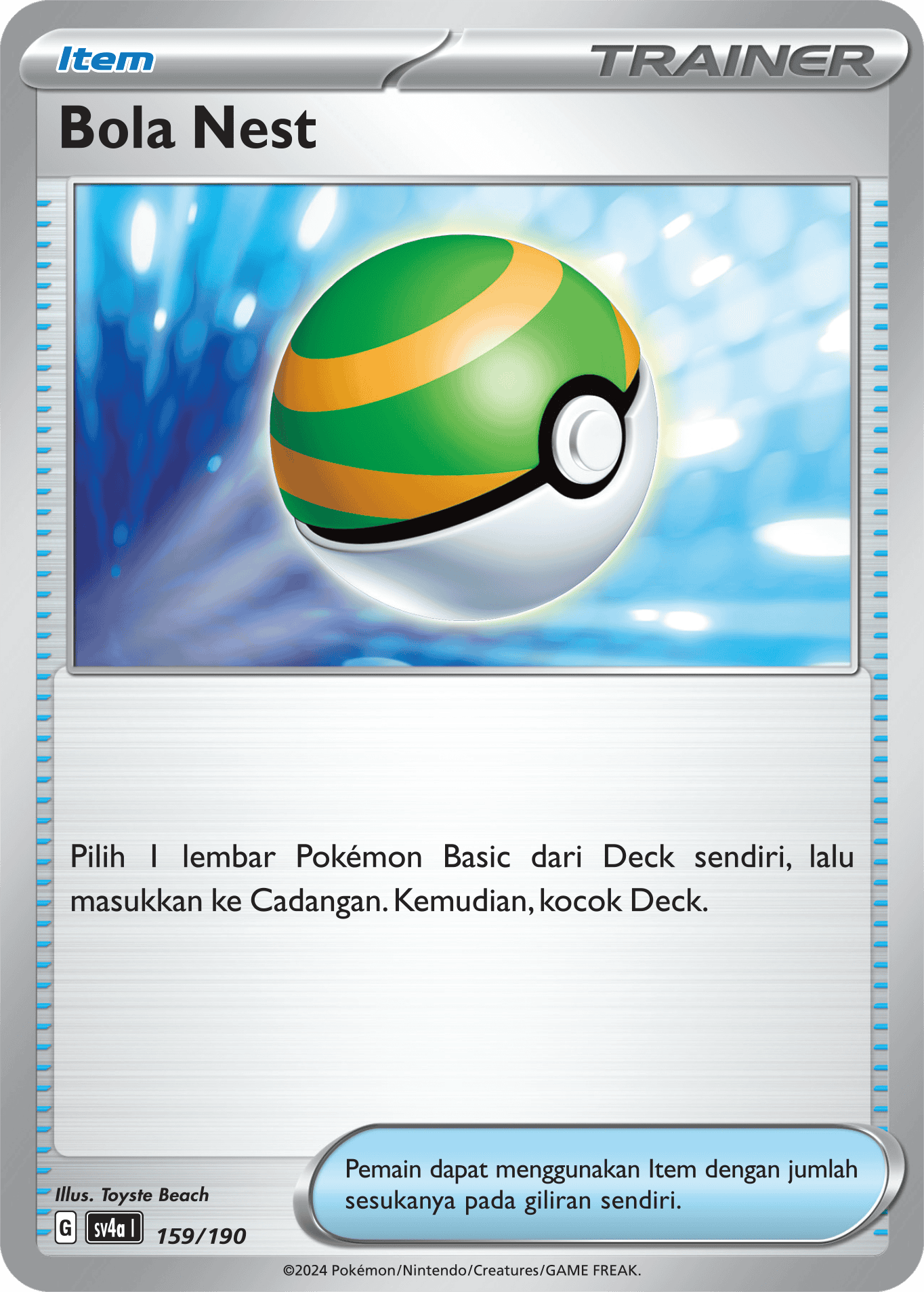 SV4a #159 159 — Harta Berkilau ex (Indonesian Pokémon TCG card)