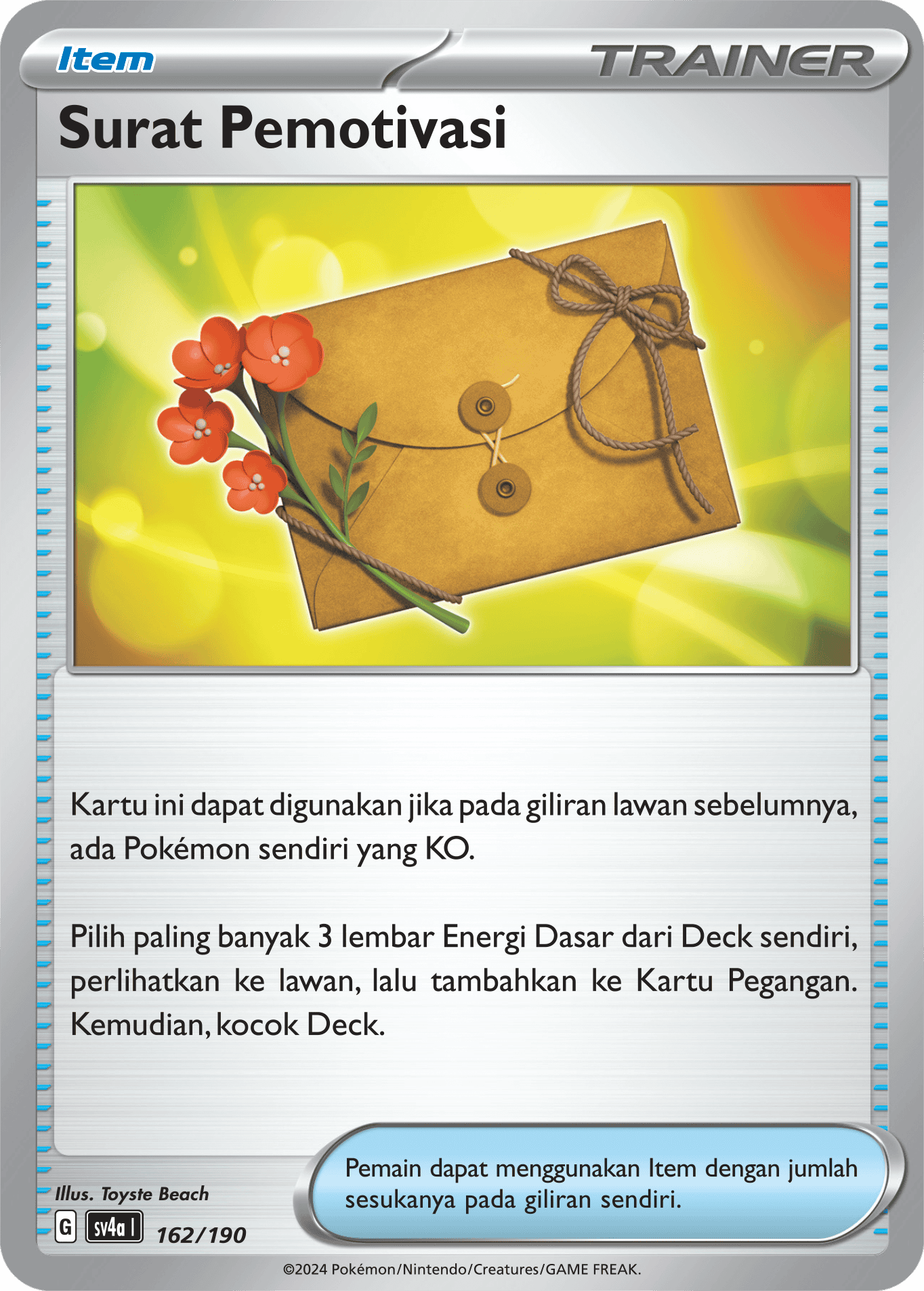 SV4a #162 162 — Harta Berkilau ex (Indonesian Pokémon TCG card)