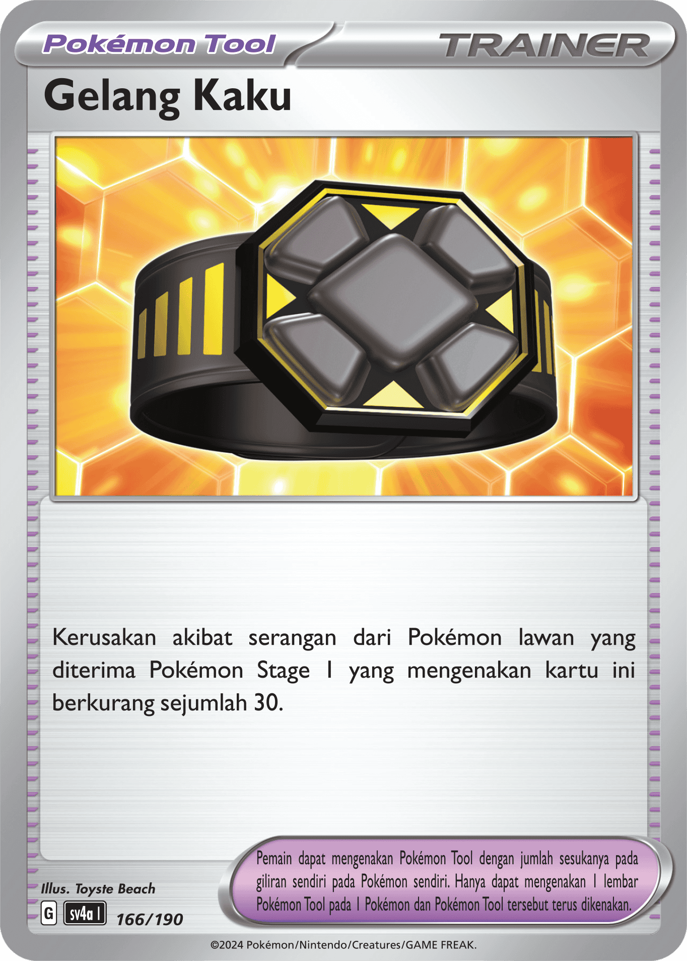SV4a #166 166 — Harta Berkilau ex (Indonesian Pokémon TCG card)