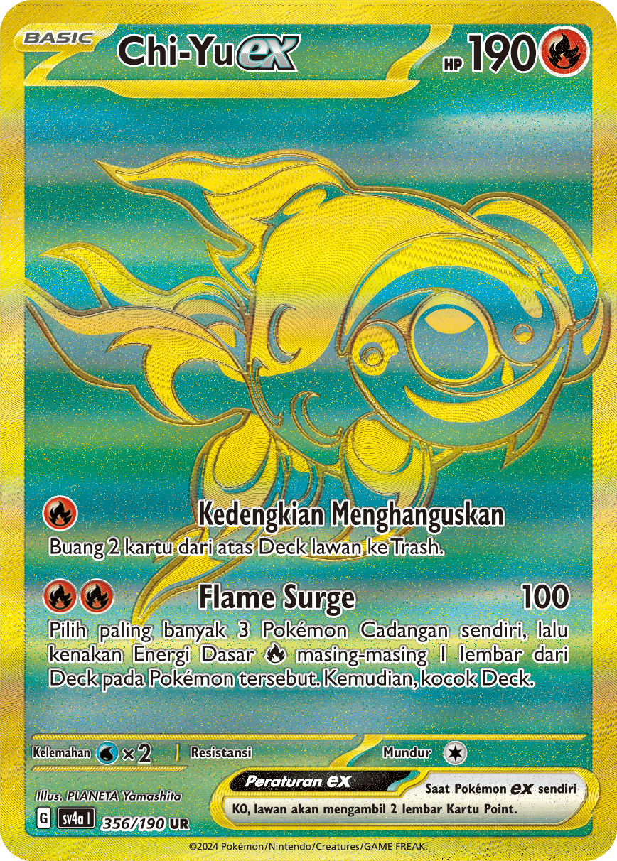 SV4a #356 356 — Harta Berkilau ex (Indonesian Pokémon TCG card)