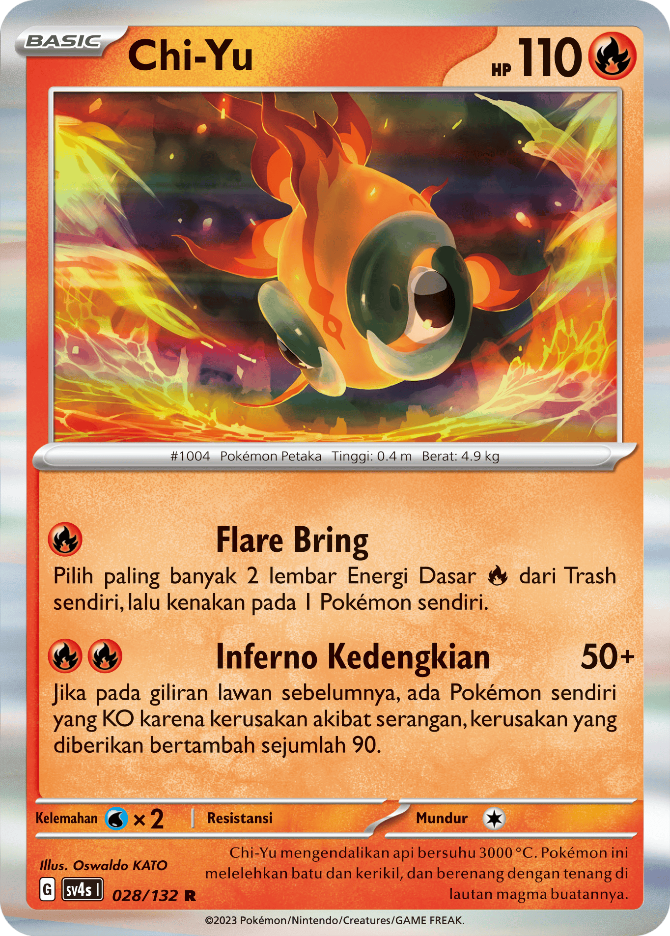 Chi-Yu 028/132 — Pertemuan Paradoks (Indonesian Pokémon TCG card)