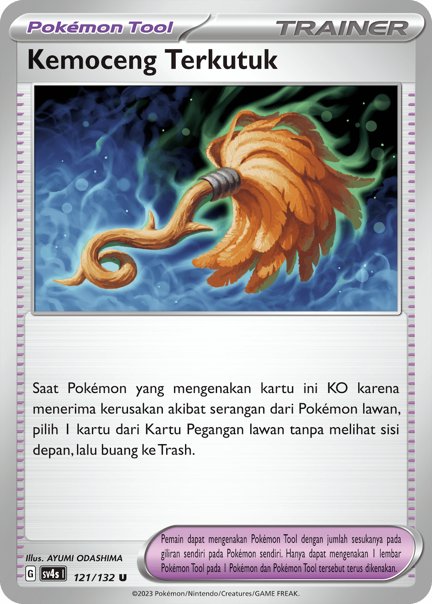 Kemoceng Terkutuk 121/132 — Pertemuan Paradoks (Indonesian Pokémon TCG card)