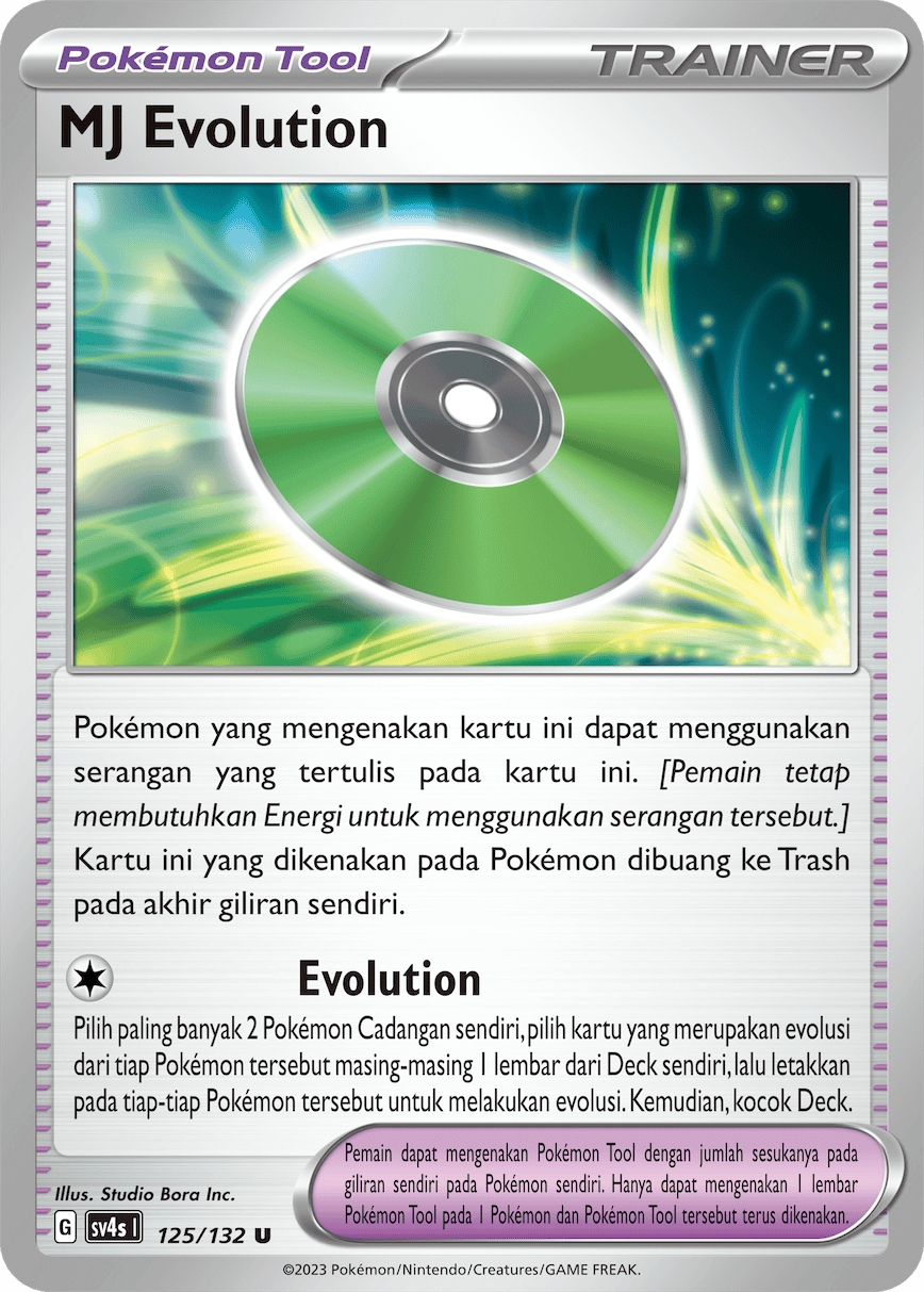 MJ Evolution 125/132 — Pertemuan Paradoks (Indonesian Pokémon TCG card)