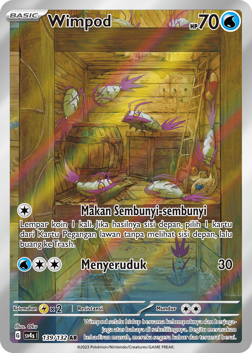 Wimpod 139/132 — Pertemuan Paradoks (Indonesian Pokémon TCG card)