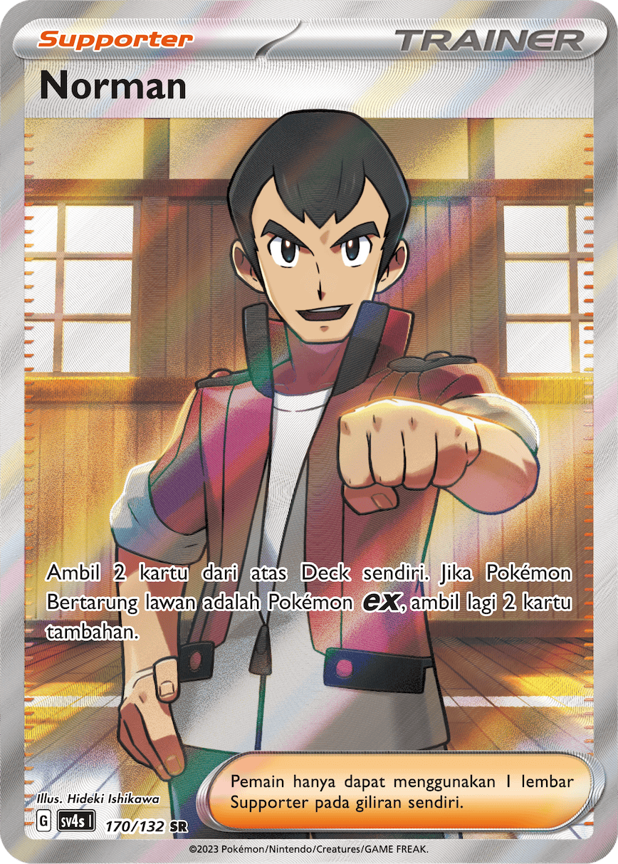 Norman 170/132 — Pertemuan Paradoks (Indonesian Pokémon TCG card)