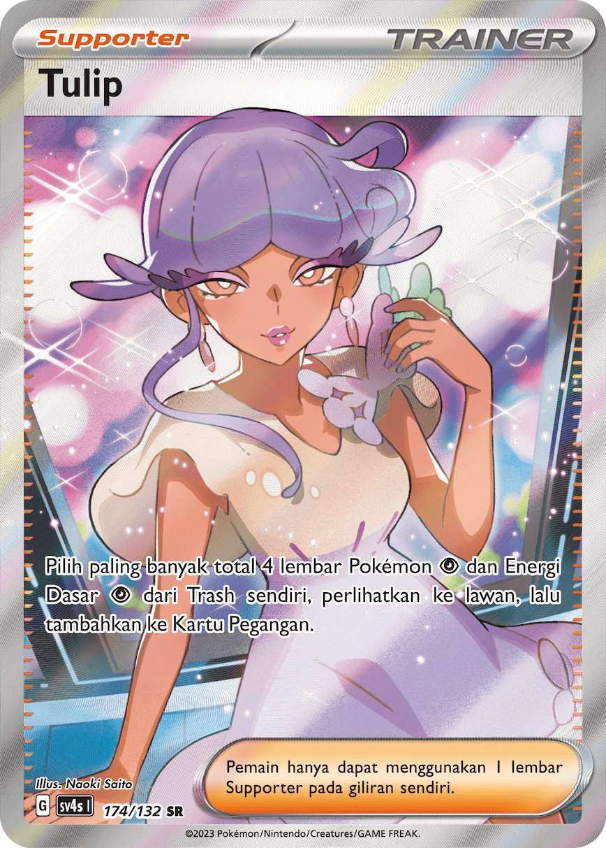 Tulip 174/132 — Pertemuan Paradoks (Indonesian Pokémon TCG card)